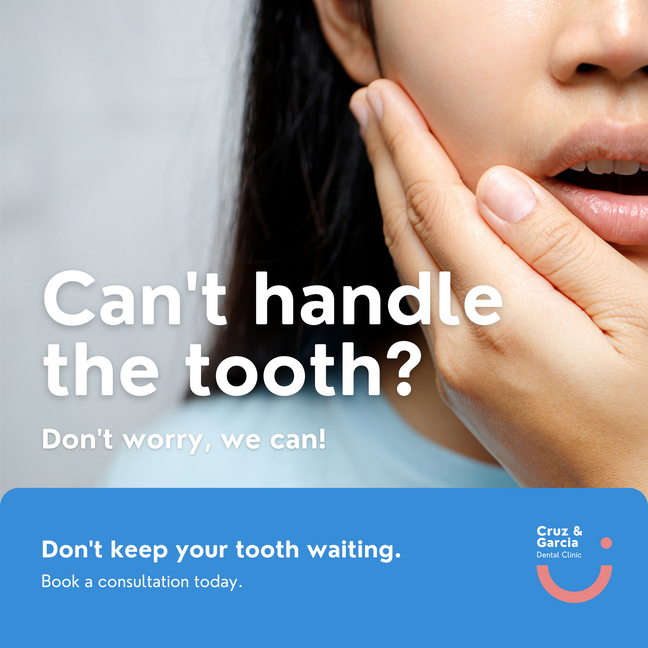 Blue Pink Tooth Ache Clean Informative Health & Hygiene Dentist Instagram Post